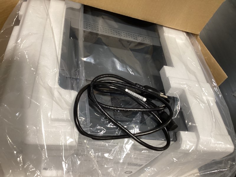 Condition photo showing Good Condition for hp laserjet pro 4001n black & white printer, print, fast speeds, easy setup, mobile printing, advanced security, usb, ethernet connection, best-for-office