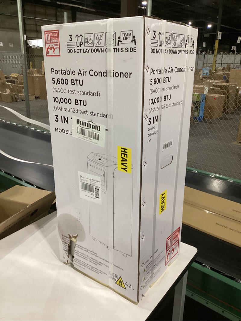 Condition photo showing New/Like New for Portable Air Conditioners 10000BTU with Remote Control, 3-in-1 Free Standing Cooling AC Unit with Fan & Dehumidifier, Cools Room up to 500 sq.ft, Sleep Mode,24H Timer,Windows Sealing Kit