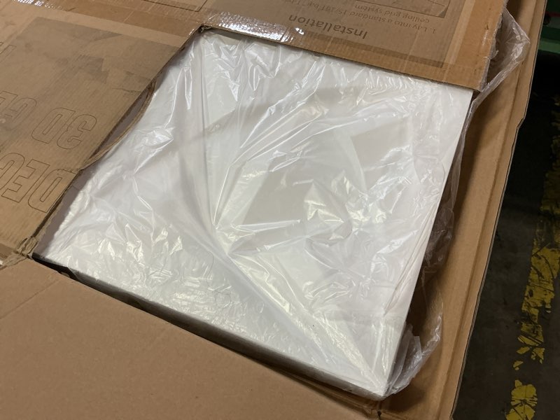 Condition photo showing Good Condition for art3d decorative ceiling tile 2x2 glue up, suspended ceiling tile pack of 12pcs white floral 12 white 12