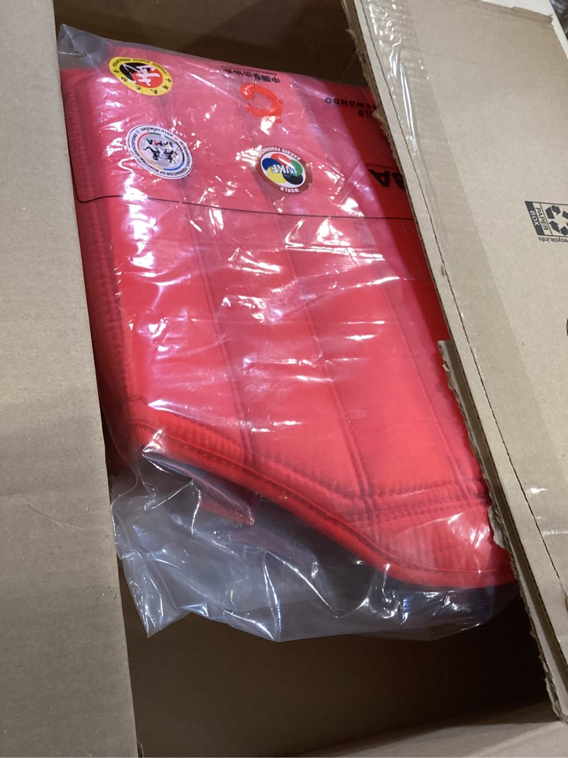 Condition photo showing Good Condition for wesing martial arts muay thai boxing chest protector mma sanda chest guard