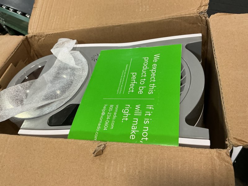 Condition photo showing As Is for vornado evdc300 energy smart evaporative humidifier with automatic shut-off, 1 gallon capacity, led display, white evdc300 - 1 gallon humidifier