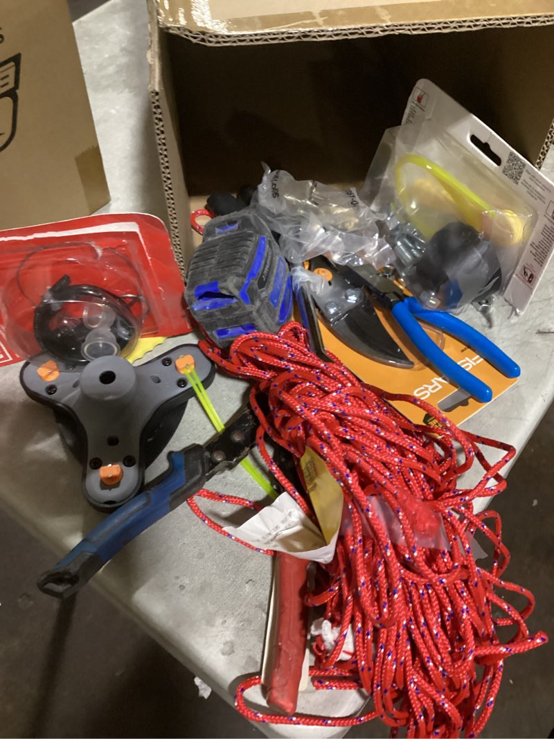 Condition photo showing As Is for home improvment misc. tools and accessories