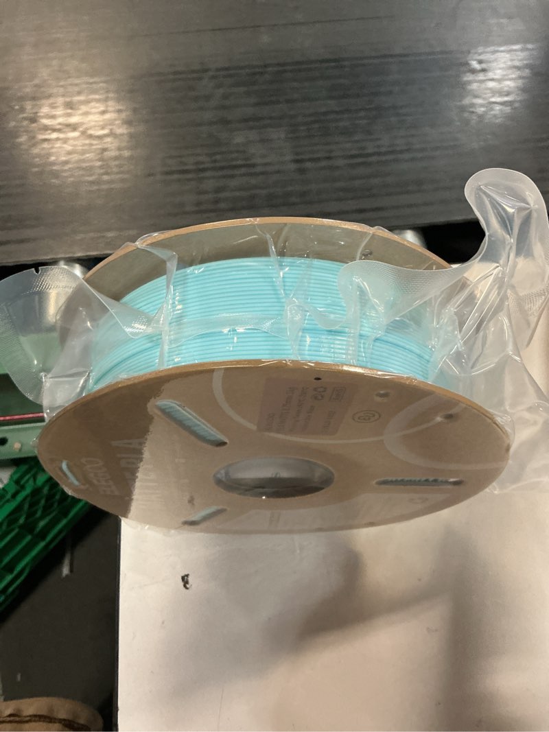 Condition photo showing New/Like New for elegoo matte pla filament ice blue 1kg, 1.75mm 3d printer filament dimensional accuracy +/- 0.02mm, 1kg carboard spool (2.2lbs) for most fdm 3d printers