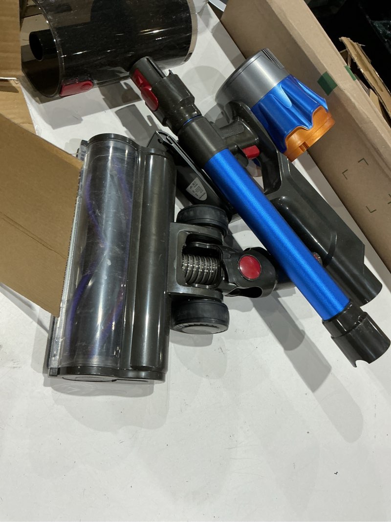 Condition photo showing As Is for dyson v11 cordless vacuum cleaner | blue | new
