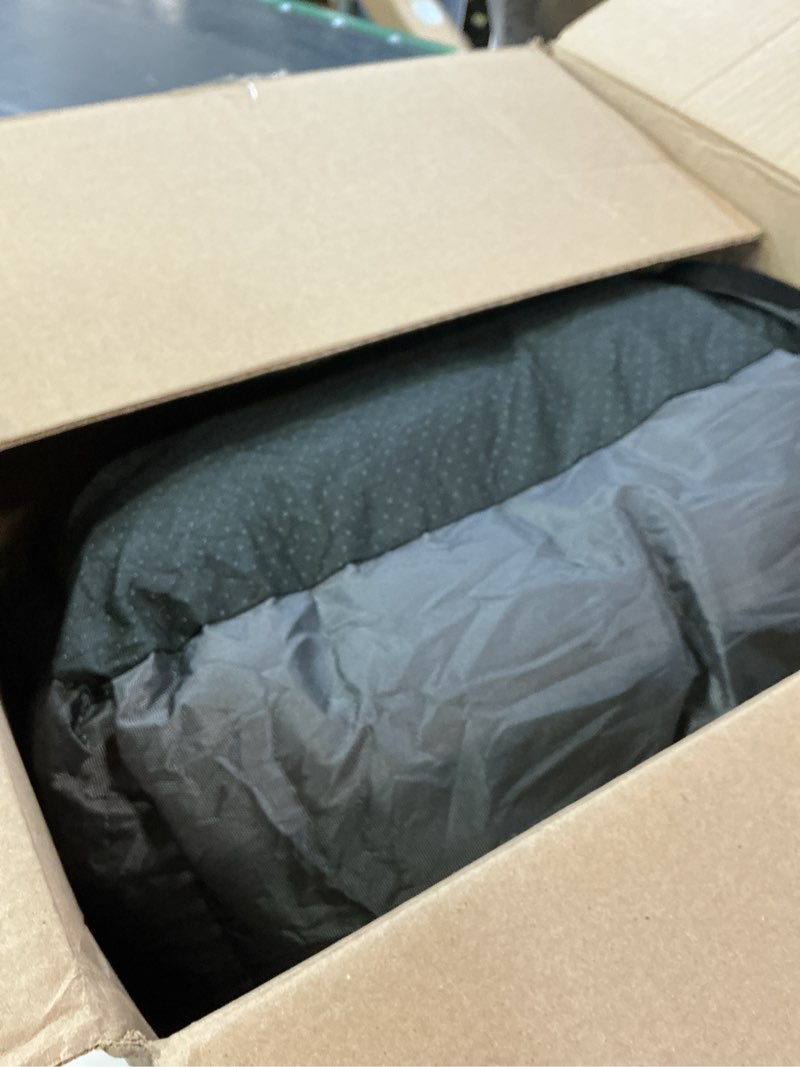 Condition photo showing Good Condition for dog car seat for small dogs,washable pet booster car seats with clip-on safty leash, comfy deluxe plush carseat with storage pockets, puppy car travel carrier bed for dogs under 25 lbs, grey