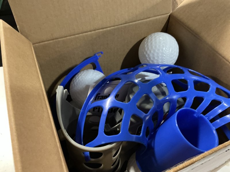 Condition photo showing Good Condition for franklin sports mlb electronic baseball pitching machine - automatic youth pitching machine with (6) plastic baseballs included -youth baseball pitcher pitching machine (includes 6 balls)