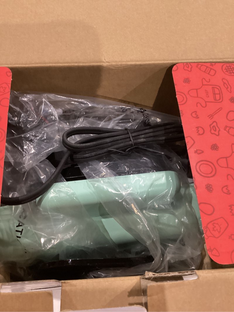 Condition photo showing As Is for DASH MultiMaker® Family Mini Maker System (8 Plates) Aqua Maker + 8 Plates