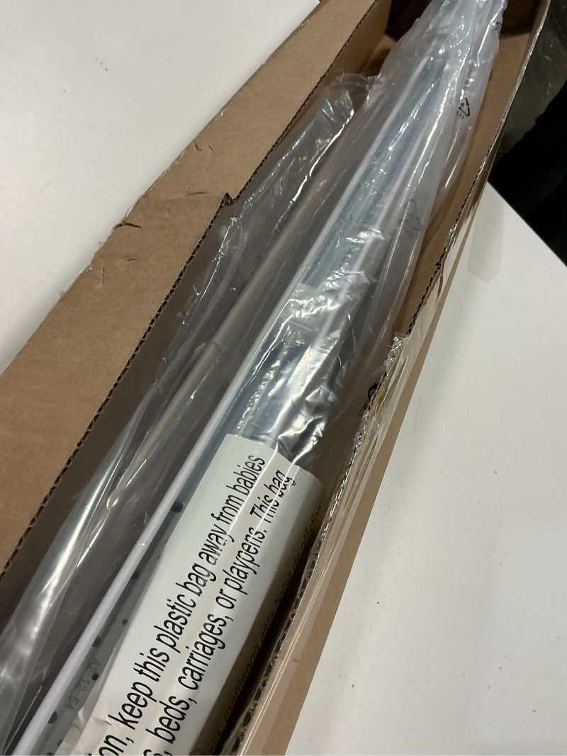 Condition photo showing Good Condition for unishades no drill blinds for windows 1" vinyl l-shaped slats cordless mini blinds for home, for window size 36" w × 64" h white white 36" w × 64" h