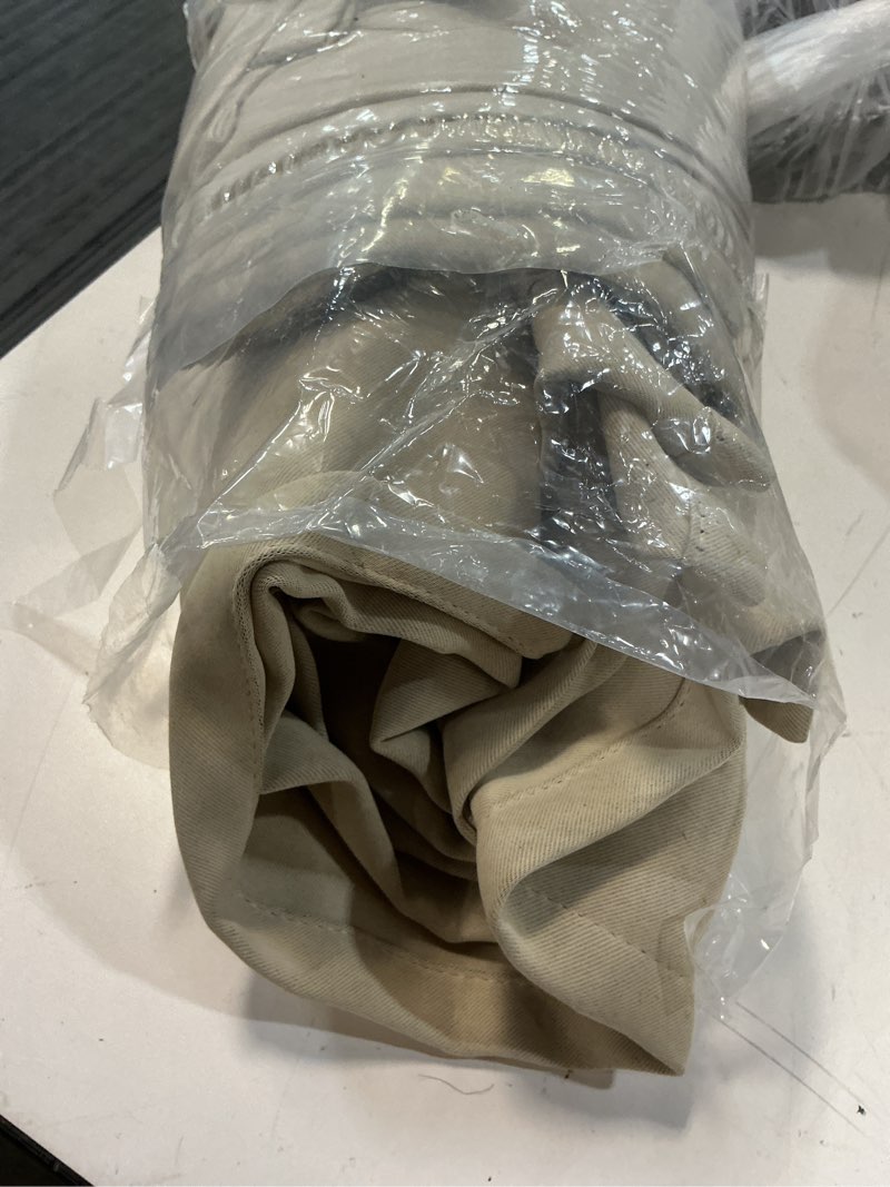 Condition photo showing Good Condition for chrisdowa blackout curtains 72 inches long for bedroom - 2 panels set grommet thermal insulated room darkening curtains for living room (beige, 42 x 72 inch) 42"w x 72"l (pack of 2) beige