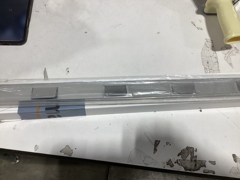 Condition photo showing New/Like New for Stove Gap Covers 316 Stainless Steel,Stove Gap Filler,Heat-Resistant Oven Side Gap Filler,Between Stove and Counter Slide In Range Trim Kit for Kitchen,2 Pack (23.2” Silver) 23.2" Silver