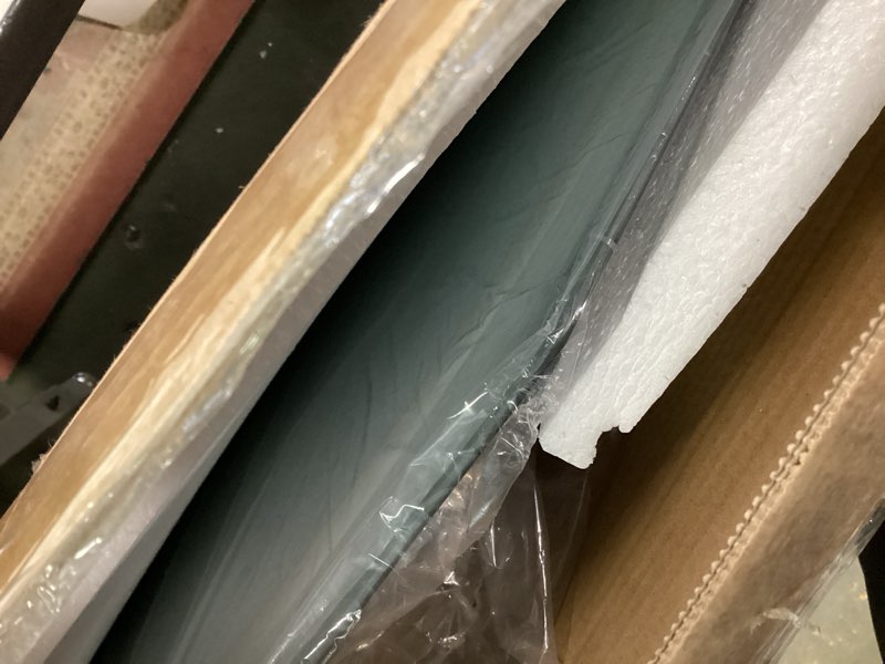 Condition photo showing Good Condition for 32 Inch Round LED Bathroom Mirror with Lights, Frameless Vanity LED Mirror for Bathroom with Beveled Edge, Backlit Anti-Fog, Dimmable, 3 Colors, Memory Function, Tempered Glass, Shatter-Proof 32"L x 32"W Round Style Frameless