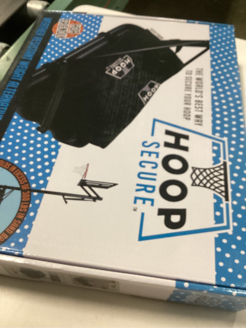 Condition photo showing New/Like New for the original solution - heavy duty weighted base anchor for basketball hoops - weather resistant, durable design, holds 300+ lbs. patents-pending, hoa friendly (standard size, black)