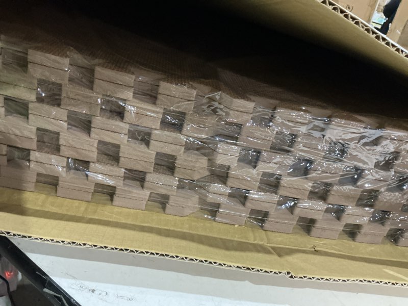 Condition photo showing Good Condition for flooring inc's puzzle exercise mats, eva foam interlocking floor mats for protective, cushioned workout flooring for home and gym equipment, multiple sizes & colors 1/2" thick brown 12