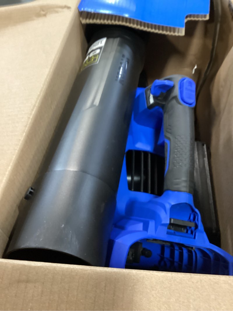 Condition photo showing Good Condition for kobalt gen4 40-volt 520-cfm 120-mph battery handheld leaf blower 4 ah (battery and charger included)
