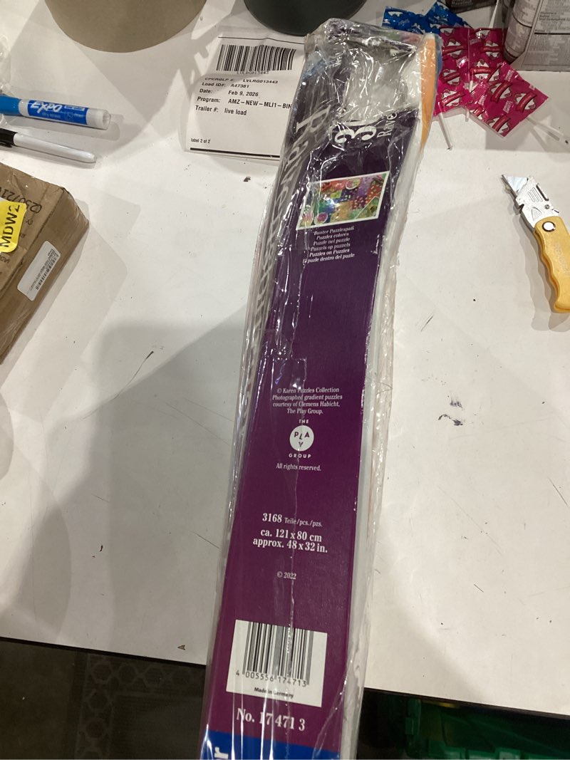 Condition photo showing As Is for Ravensburger - Puzzle on Puzzles - 3000 Piece Jigsaw - Stunning Imagery - Bold Colors & Intricate Details - Premium Quality - for Adults