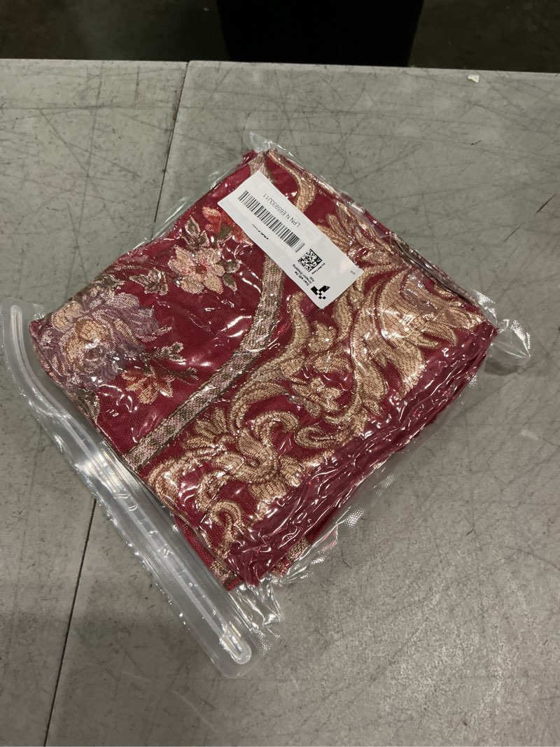 Condition photo showing New/Like New for szhelejiam embroidered pillow cover set of 2, jacquard throw pillow covers,vintage floral decorative cushion covers for sofa, bed, lounger.18.8x18.8 inch red red1