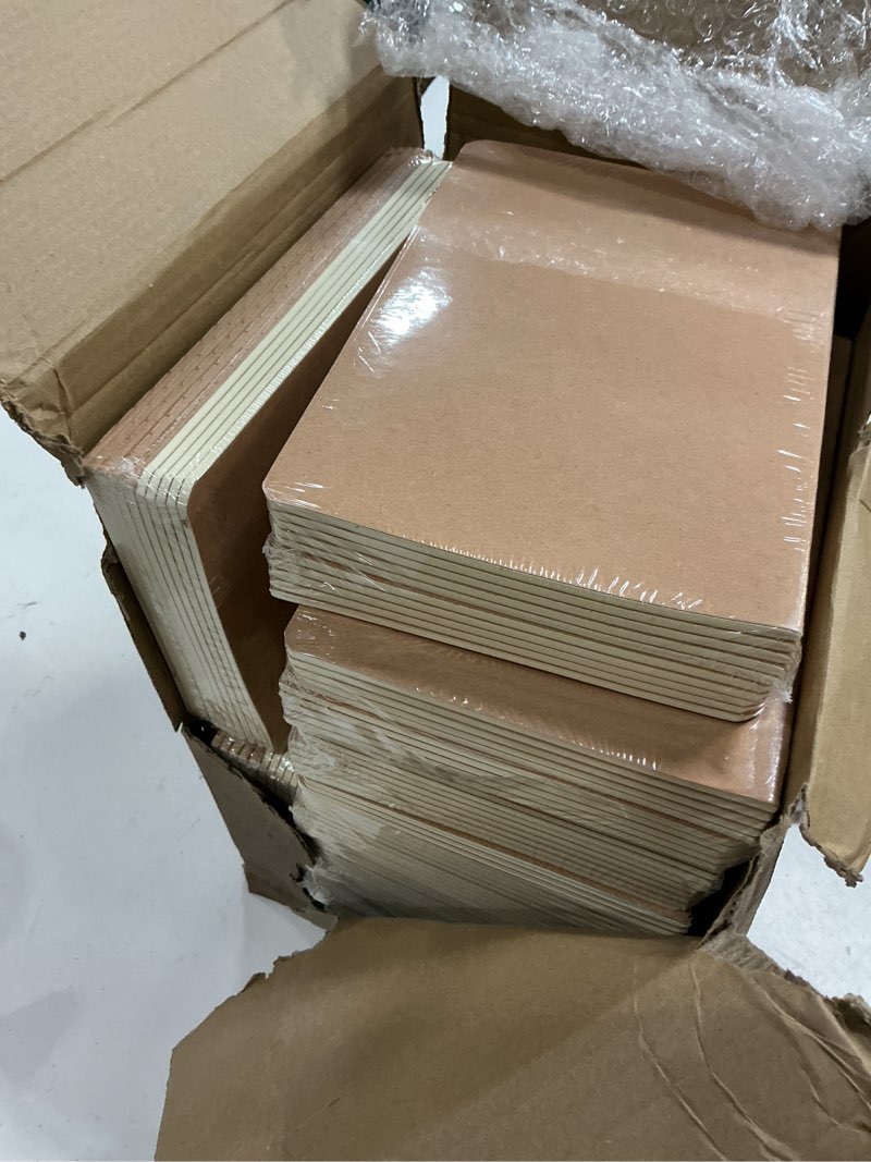 Condition photo showing New/Like New for handepo 100 pack a5 kraft composition notebooks ruled lined composition notebooks bulk soft cover journals travel diary memo for students classroom office supplies(a5, kraft color) kraft color a5