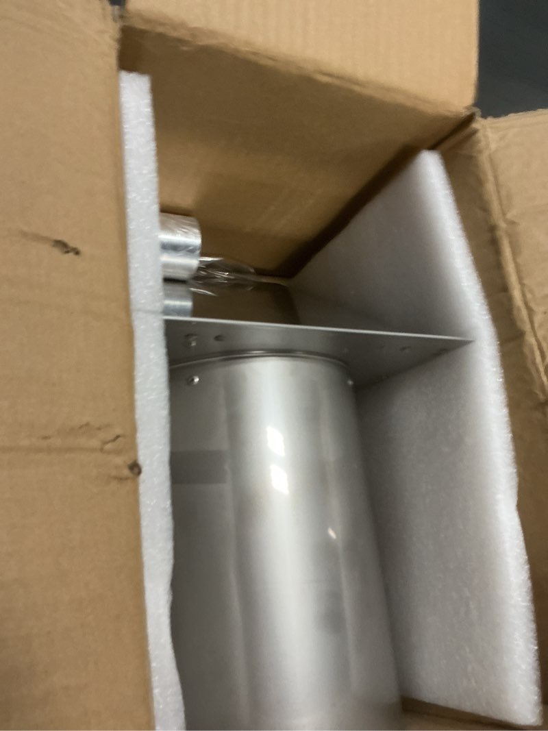 Condition photo showing New/Like New for 6 inch hooded wall vent with screen and damper,6 inch exhaust vent cover cap for outdoor kitchen range hood dryer ventilation,outside wall mount extractor for house air exhaust, stainless steel 6 inch stainless steel