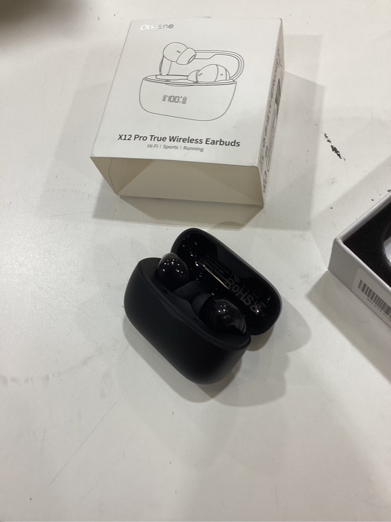 Condition photo showing Good Condition for ai translation earbuds for global calls & video meetings, real-time bidirectional voice translation in 40+ languages for travel & business, built-in ai voice recorder for transcription & summaries black