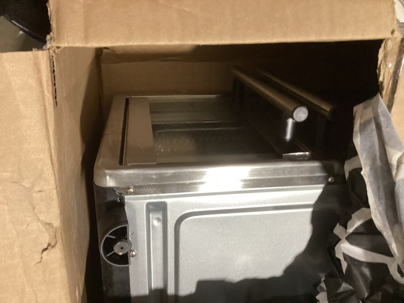 Condition photo showing Good Condition for Gourmia French Door Air Fryer – 25 Qt Large Capacity Convection Oven, Fryfroce 360°, Digital Display with 17 Cooking Presets, Bake, Toast, Roast, Dehydrate, Fits 12” Pizza