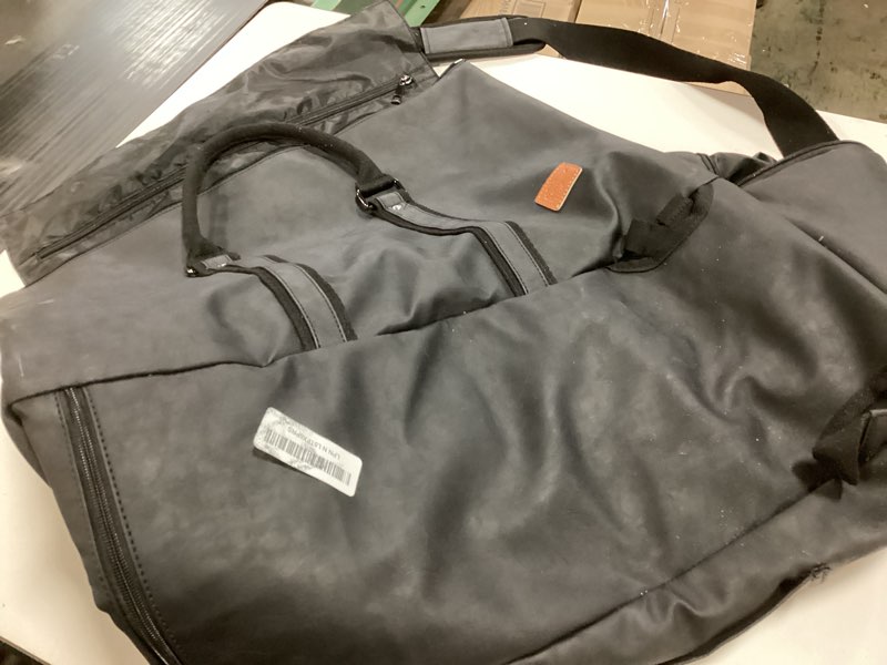 Condition photo showing As Is for seyfocnia Convertible Travel Garment Bag,Carry on Garment Duffel Bag for Men Women - 2 in 1 Hanging Suitcase Suit Business Travel Bag A1-Black