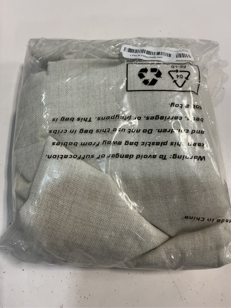 Condition photo showing Good Condition for youngstex ivory linen curtains 63 inch length for living room window, light filtering drapes rustic semi sheer with bronze grommet privacy for bedroom farmhouse decorative, 52 x 63 inch, 2 panels 52"w x 63"l (pack of 2) ivory