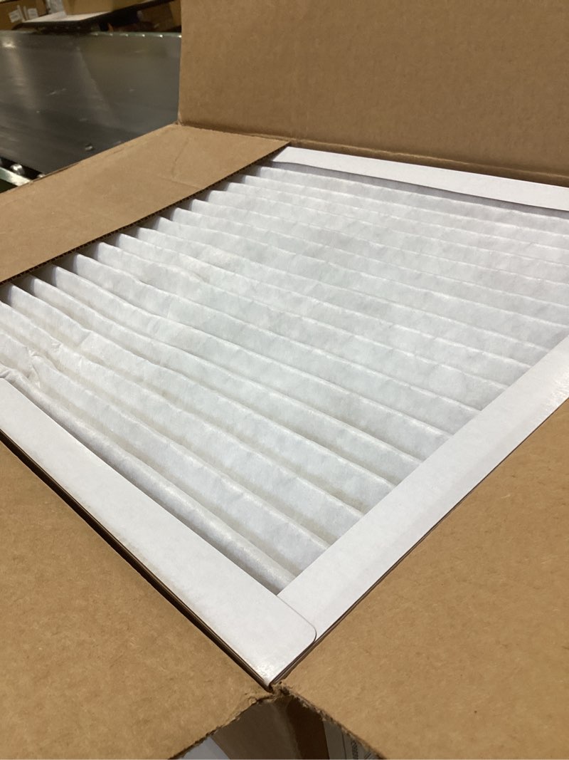 Condition photo showing Good Condition for amazon basics 16x25x1 air filter 6-pack, merv 11 electrostatic ac furnace filters for allergies, captures dust and pollen (actual size: 15.75" x 24.75" x 0.75") 16x25x1 merv 11