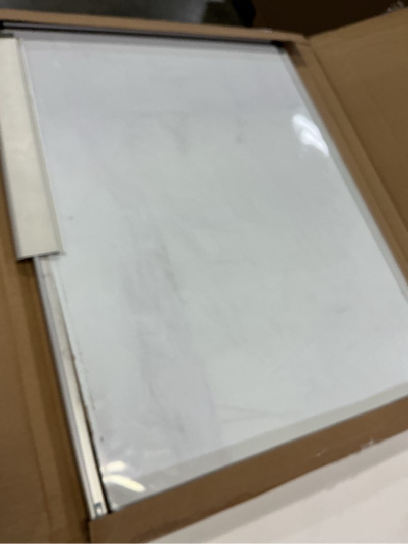 Condition photo showing Good Condition for xboard magnetic whiteboard 24 x 18 inch, dry erase board with aluminium frame for home school office 24"w x 17.7"h