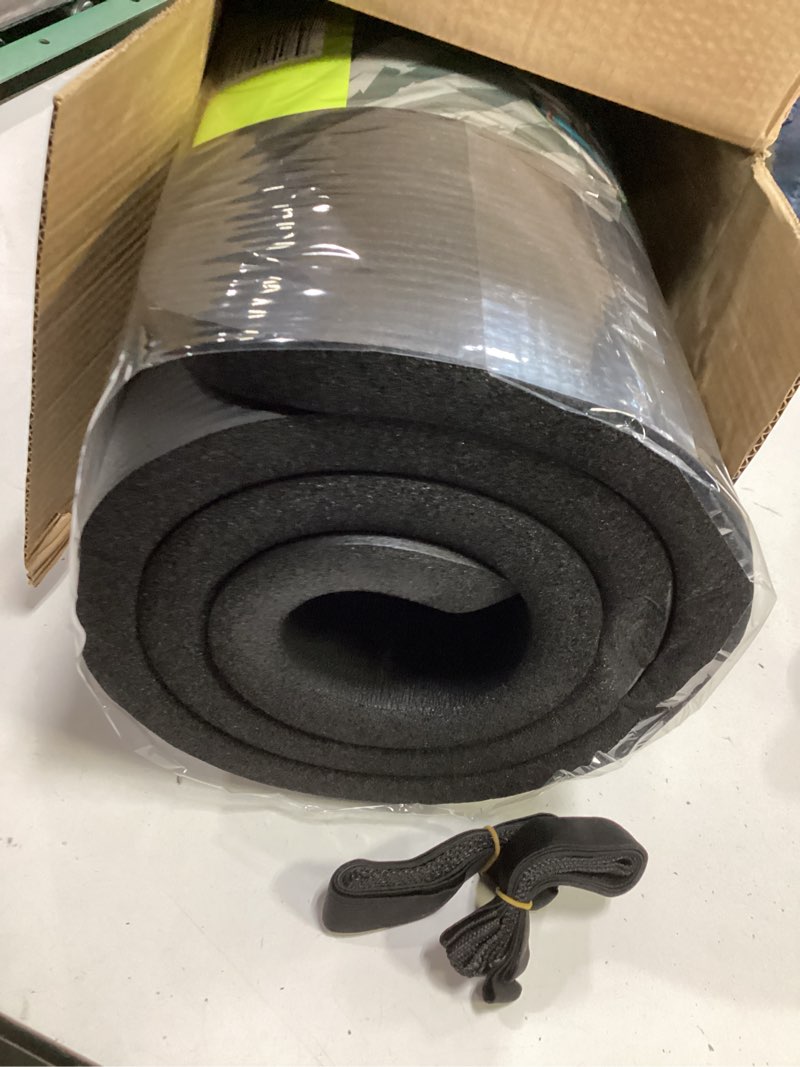 Condition photo showing Good Condition for prosourcefit extra thick yoga and pilates mats 0.5 & 1-in black 1"