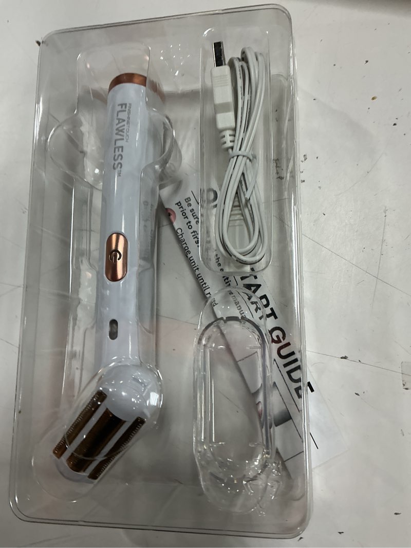 Condition photo showing Good Condition for finishing touch flawless legs, electric razor for women, pivoting head leg hair remover with led light for instant and painless leg hair removal new version