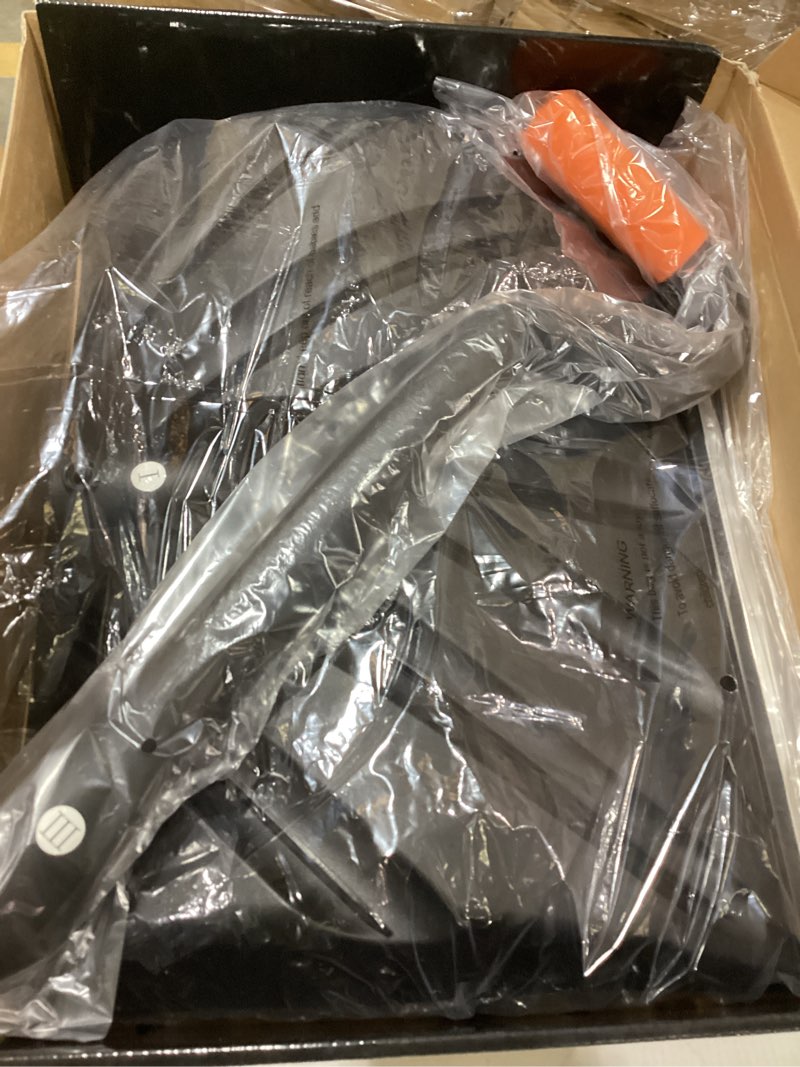 Condition photo showing As Is for Snow Shovel Heavy Duty for Driveway with Ergonomic Handle to Use Without Backpain for Home Garage Car - Snow Shovel with 18 Inch Blade Large Capacity and 58 Inch Long Ergonomic Handle (Black)