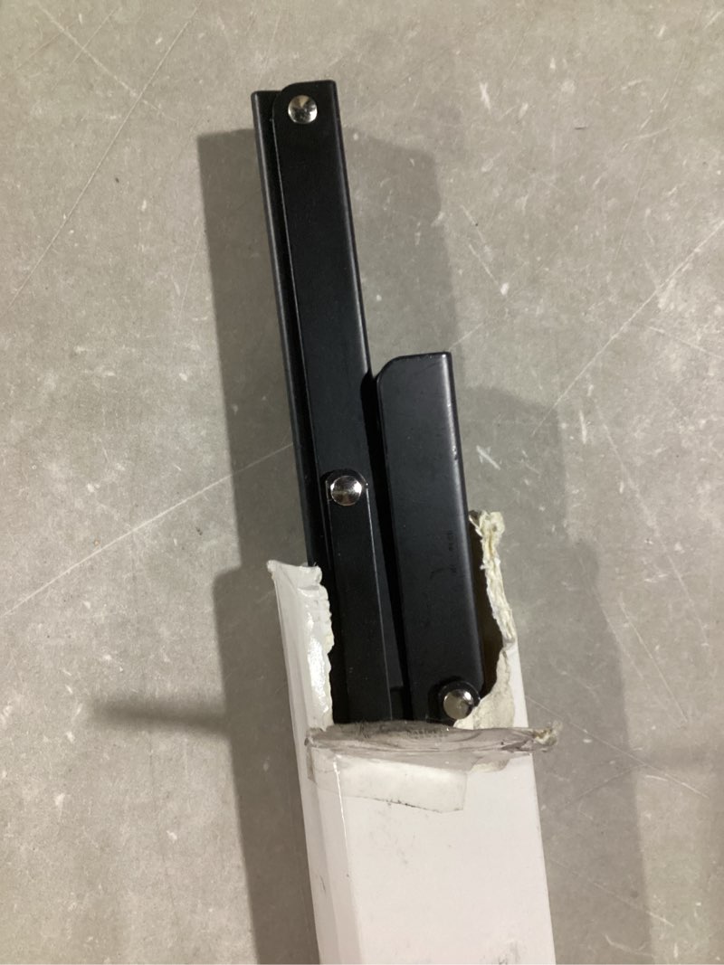 Condition photo showing Good Condition for Ravinte 2 Pack 18 Inch Folding Shelf Brackets – Matte Black, Heavy Duty Collapsible Brackets for Tables and Benches – Space-Saving Design 18 Inch 2