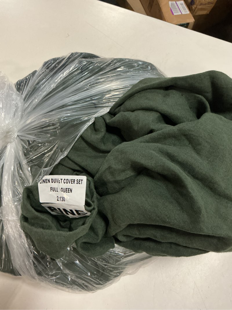 Condition photo showing Good Condition for european linen duvet cover set full