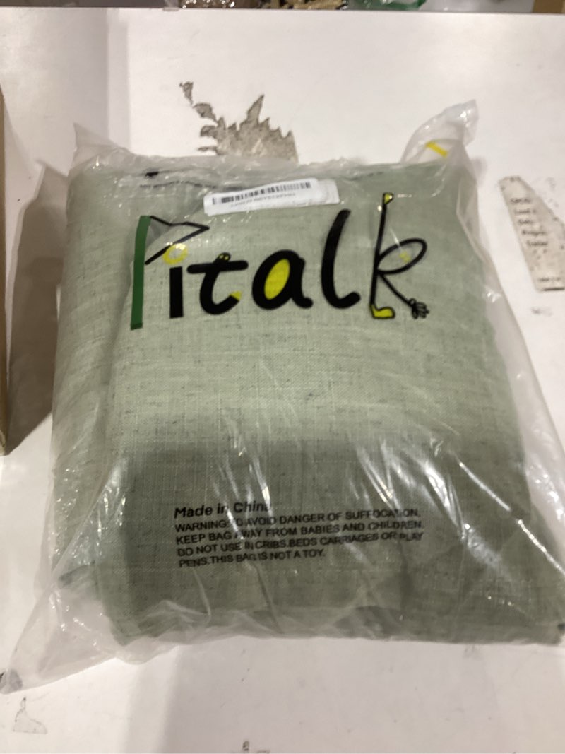 Condition photo showing Good Condition for pitalk sage green curtains 102 inches long for living room 2 panels set back tab pocket boho window drape semi sheer light filtering light green linen curtain 102 length for bedroom patio sliding door 52"w x 102"l (pack of 2) light sage