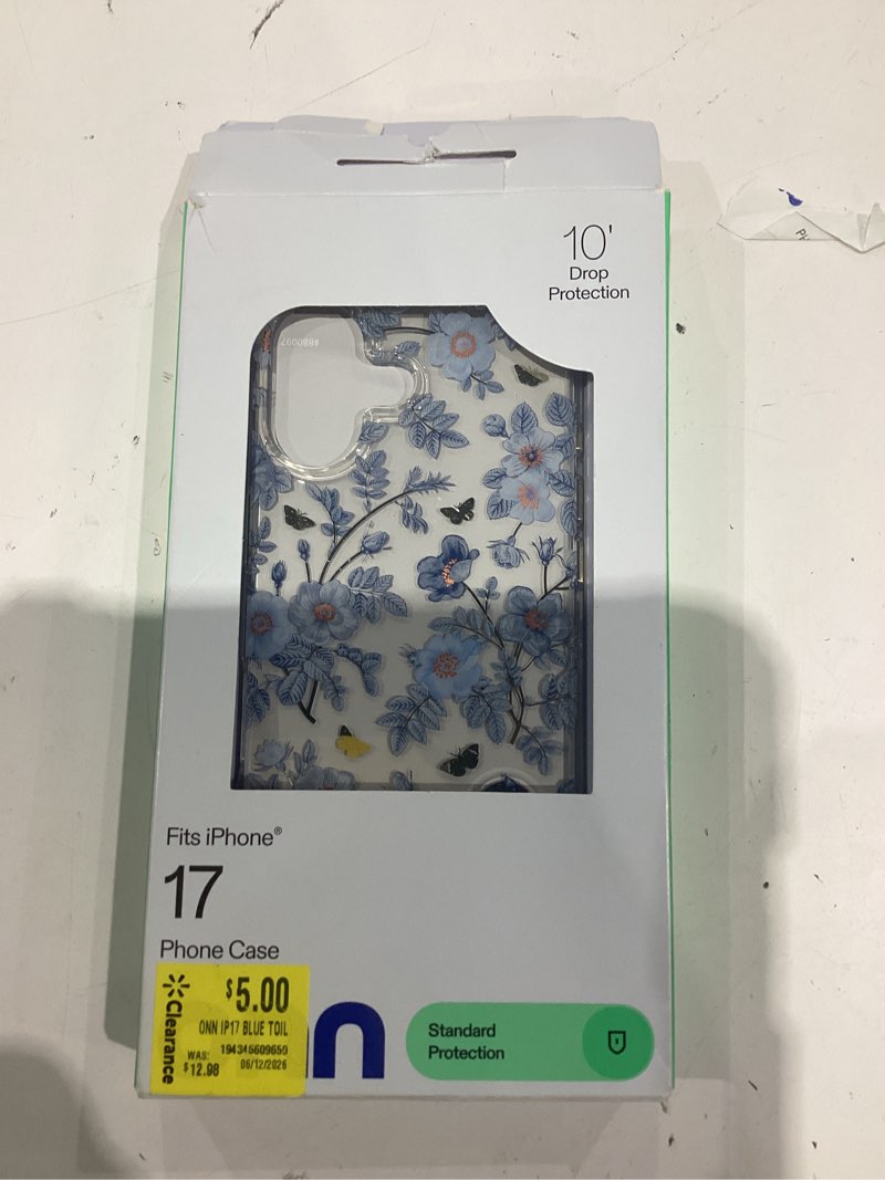 Condition photo showing Good Condition for kate spade new york iphone 17 case - flowerbed blue gems | compatible with magsafe - lightweight designer case for iphone 17 with anti-scratch coating and flowerbed blue design