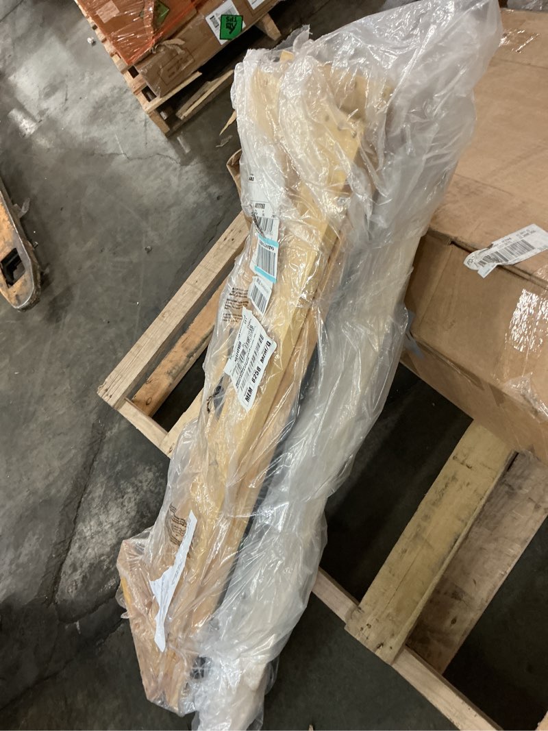 Condition photo showing As Is for Novilla 12 Inch Wooden Twin Bed Frame, Classic Solid Wood Platform Bed Frame Twin Size, Sturdy Wood Slat Support, No Box Spring Needed, Easy Assembly Oak Twin Without Headboard