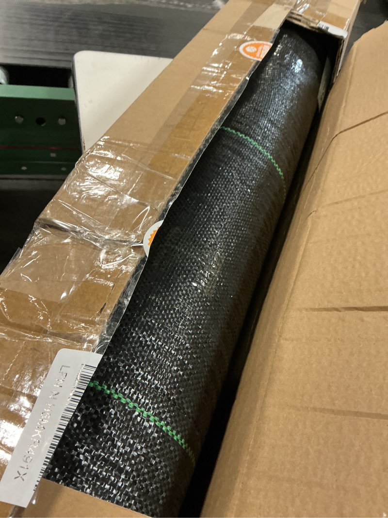 Condition photo showing New/Like New for 6ftx180ft weed barrier landscape fabric heavy duty, premium 3.2oz weed barrier fabric garden ground cover, weed fabric, garden landscaping fabric 3.2oz-6x180ft