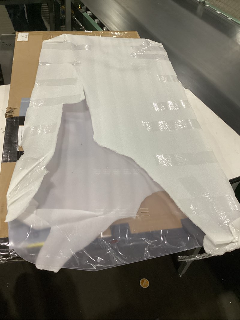 Condition photo showing New/Like New for BBTO Rideshare Shield Clear Vehicle Sneeze Guard PVC Car Interior Safety Barrier Easy Clean Taxi Driver Passenger Universal Partition Rideshare Accessories for Drivers, 47.75 x 23 Inch