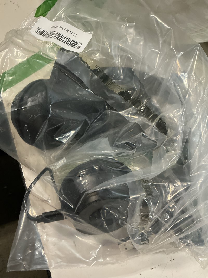 Condition photo showing As Is for (upgraded version) wireless headset, bluetooth headset with noise cancelling microphone, best headphones with mic mute & usb dongle for pc/computer/laptop/cell phones/remote work/call center black