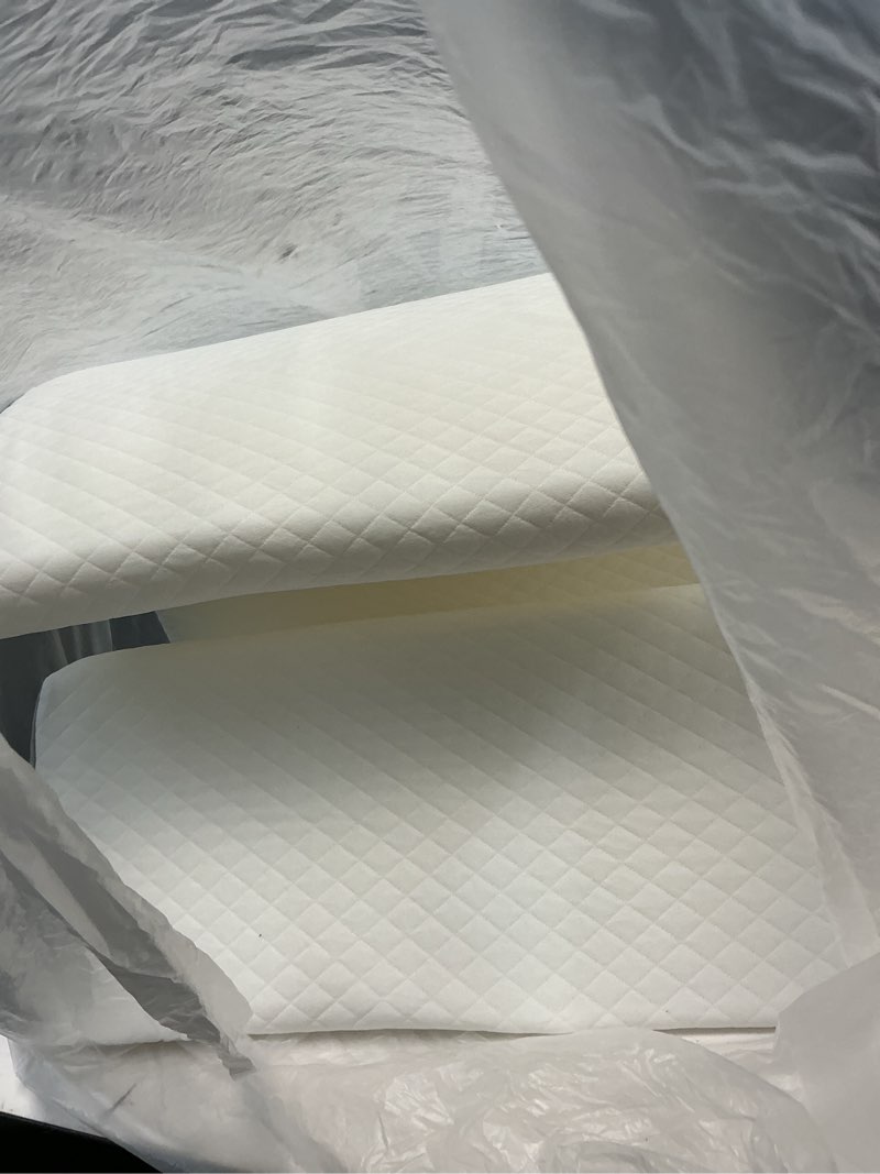 Condition photo showing Good Condition for yojoker 4pcs orthopedic bed wedge pillow set for sleeping, post surgery foam pillow for body, back and leg pain relief, triangle adjustable support pillow - acid reflux, anti snoring & gerd sleeping white 4pcs