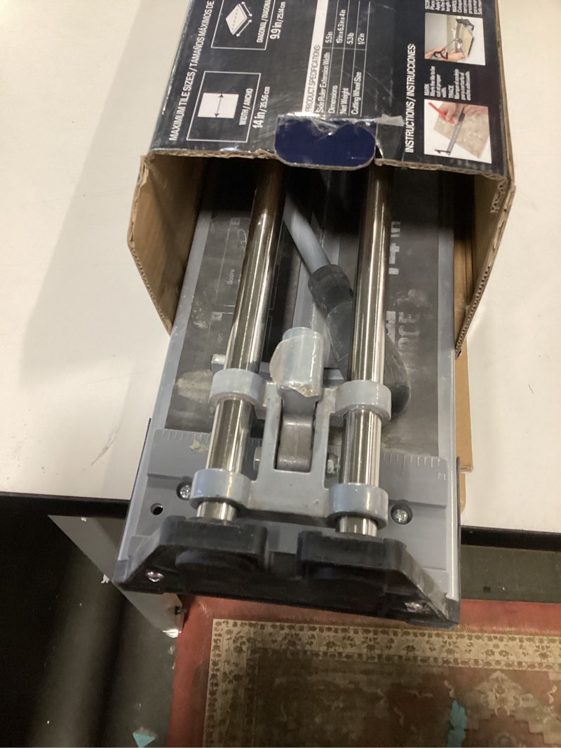 Condition photo showing As Is for Project Source 14-in Ceramic Tile Cutter Kit #2523373
