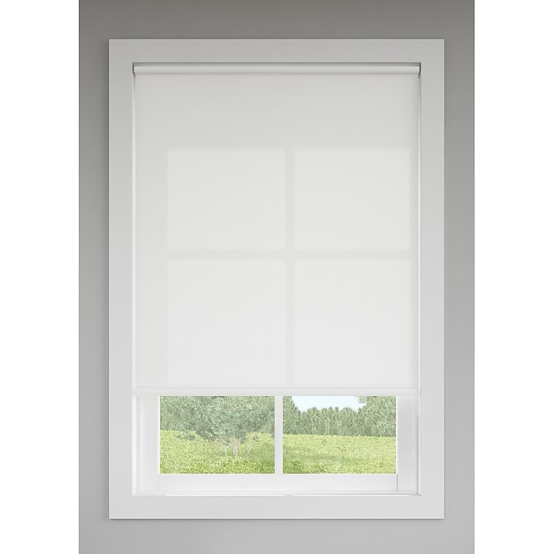 incomplete Levolor Roller Shade - Light Filter - Vinyl - 55-in x 72-in - White 2043270