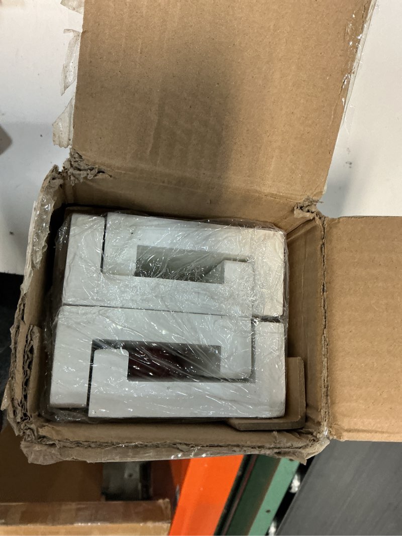 Condition photo showing New/Like New for PHOENANCEE Long Floating Shelves for Wall 57 Inch,Real Wood Picture Ledge with Lip Set of 4,Photo Frame Storage Display for Living Room Nursery Bedroom Bathroom Kitchen Home Office Decor (White) 57''(4 Pack) Rustic White