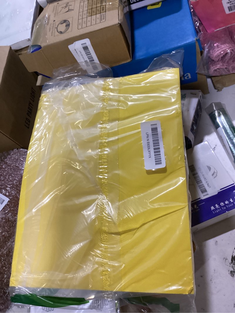 Condition photo showing New/Like New for neenah astrobrights bright color paper, 8 1/2in. x 11in., 24 lb, fsc certified, solar yellow, ream of 500 sheets, 21538 24lb colored paper