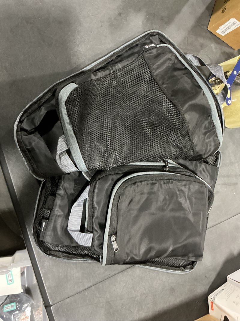 Condition photo showing Good Condition for BAGAIL 4 Set/6 Set/8 Set Compression Packing Cubes Travel Accessories Expandable Packing Organizers (Half Mesh, 6-Black) 6-Black Half Mesh