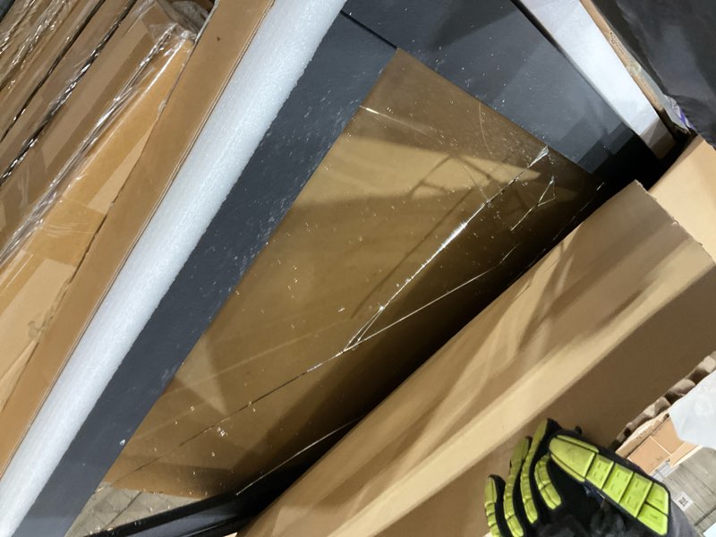 Condition photo showing As Is for  jubest 72" × 80" mirror clos..ascia, easy to install, black new