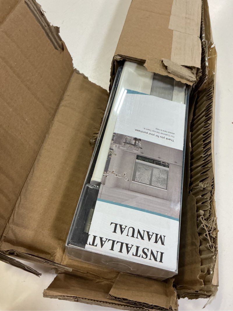 Condition photo showing New/Like New for Changshade Cordless Blackout Cellular Shade, Honeycomb Shade with The Diameter of 1.5 inch Honeycombs, Room Darkening Pleated Window Shade for Bedroom, Children Room, 38 inches Wide, White CEL38WT72C White 38"W x 72"H