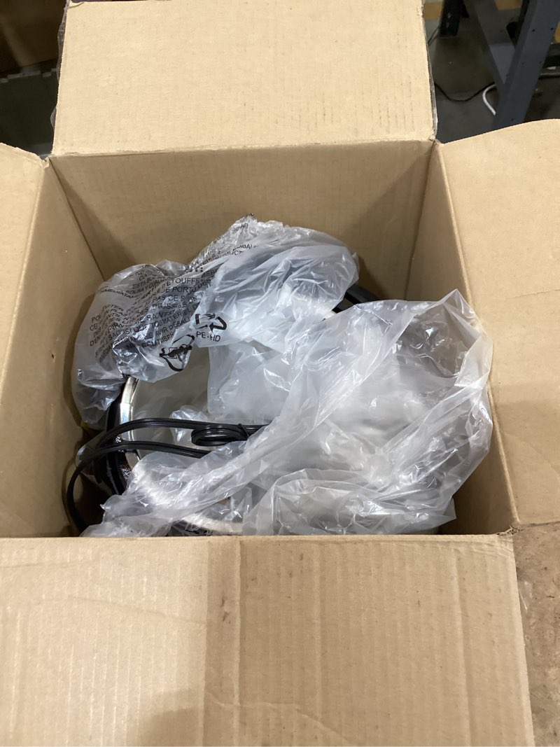 Condition photo showing New/Like New for instant pot duo 7-in-1 mini electric pressure cooker, slow rice cooker, steamer, sauté, yogurt maker, warmer & sterilizer, includes free app with over 1900 recipes, stainless steel, 3 quart