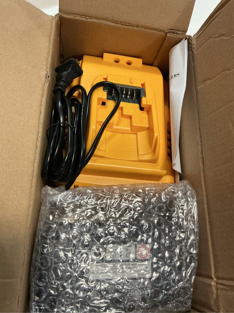Condition photo showing Good Condition for 20v max battery replacement for dewalt battery 5.0ah with dcb112 battery charger station for dcb200 dcb120 yellow