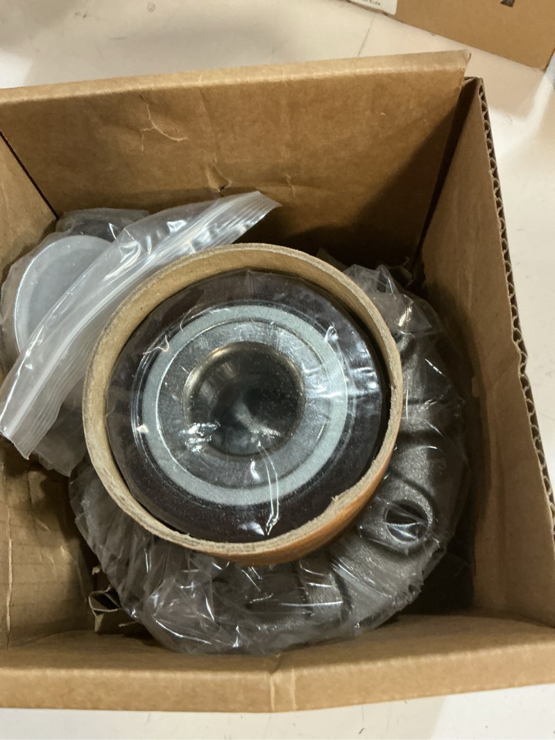 Condition photo showing As Is for tucarest 512336 (30mm bearing,for fwd) rear wheel bearing and hub assembly fit for vw 2012-2014 beetle 2.5l, 10-21 golf, 11-14 jetta, 06-21 gti, 06-09 rabbit /06-13 15-20 au-di a3 oe# 1k0598611